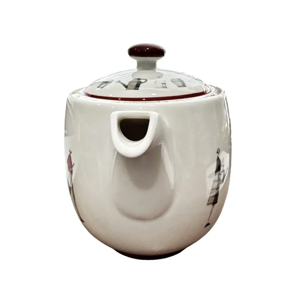 Portmeirion Up the Garden Path Ceramic Teapot and Lid